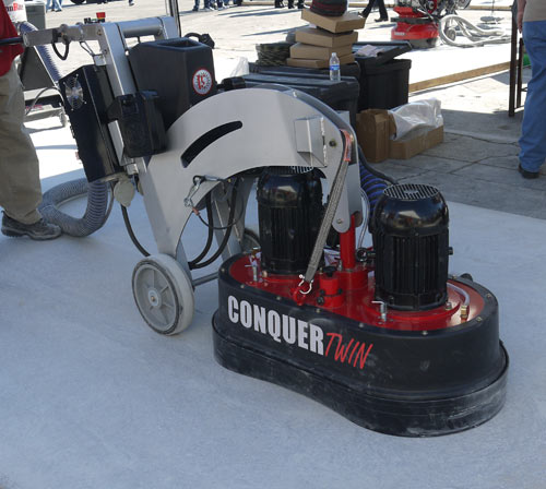 Conquer Twin Concrete Grinder